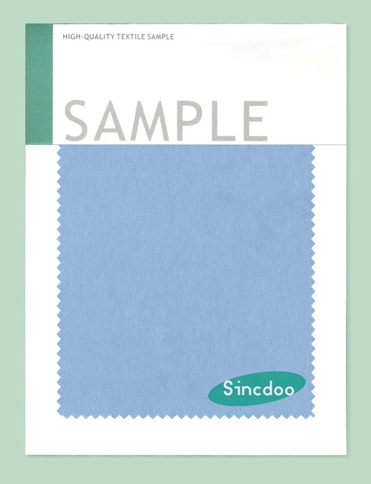 Sincdoo 100% PLA fabric sample set, showcasing eco-friendly, biodegradable, and sustainable textile options for apparel and other fabric-based products.