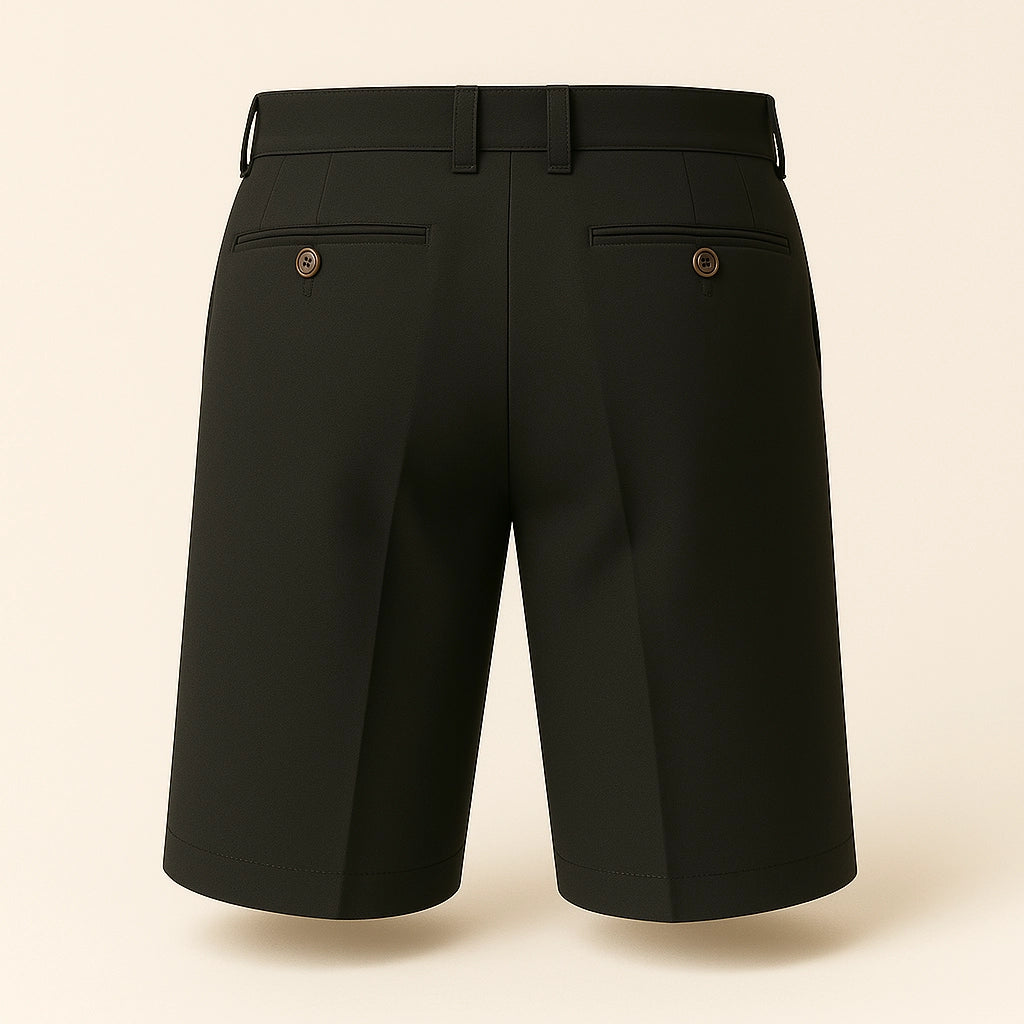3D back view of Sincdoo PLA shorts made from sustainable PLA-based fabric