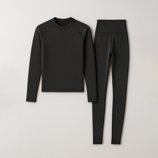 Flat front view of Sincdoo men's compression gear made from eco-friendly PLA fabric, designed for comfort and breathability during athletic activities.