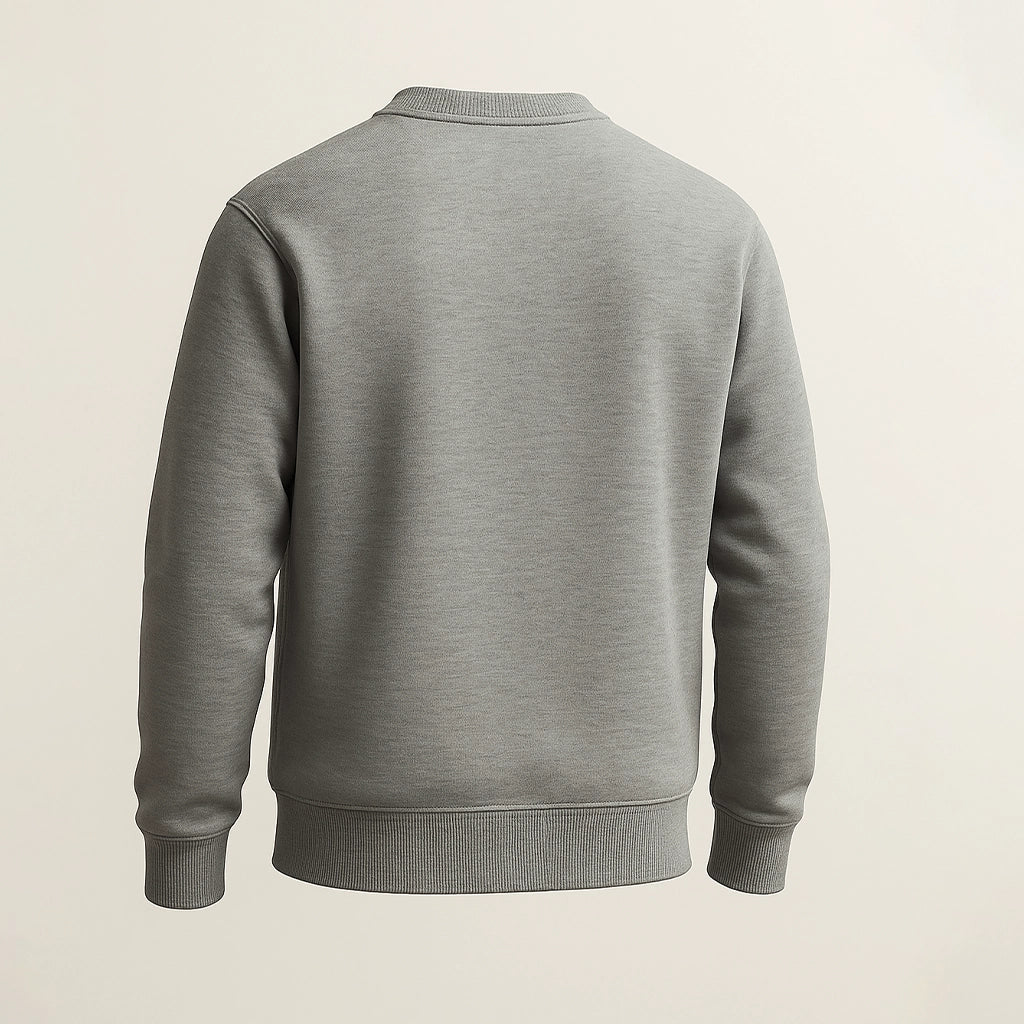 3D back view of Sincdoo men's hoodie made from PLA fabric, designed for comfort and sustainability