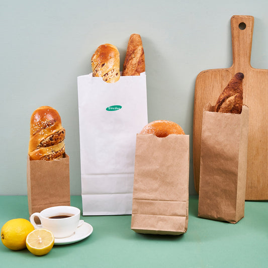 Sincdoo PLA-Coated Paper Bag – Biodegradable, Oil-Resistant Food Packaging