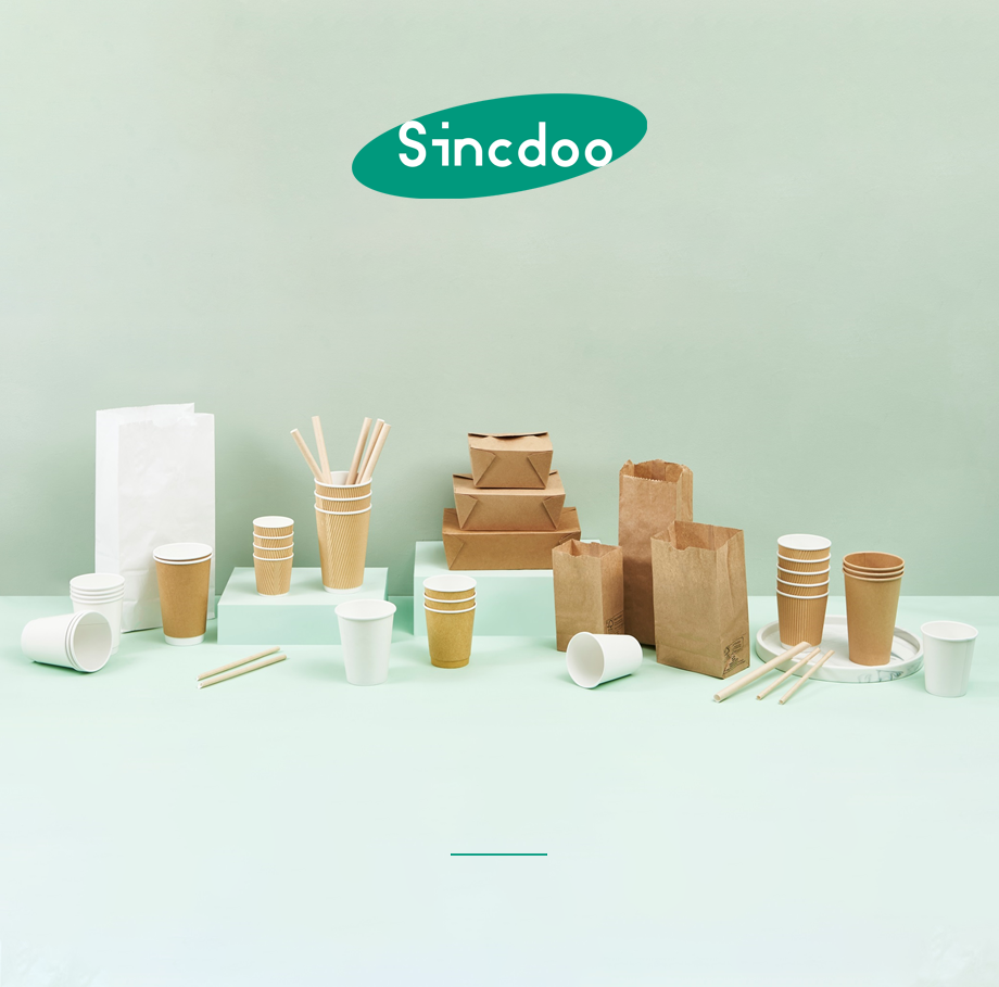 Sincdoo PLA-Coated Paper Bag – Biodegradable, Oil-Resistant Food Packaging