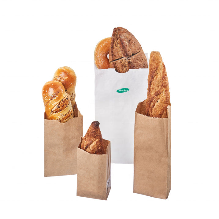 Sincdoo PLA-Coated Paper Bag – Biodegradable, Oil-Resistant Food Packaging