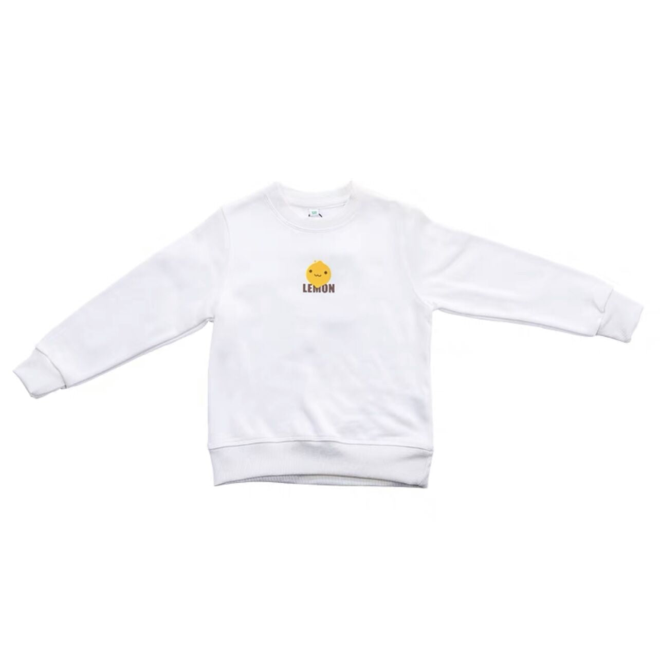 Kinder-Langarmshirt mit Rundhalsausschnitt aus Polymilchsäure (Maisfaser)