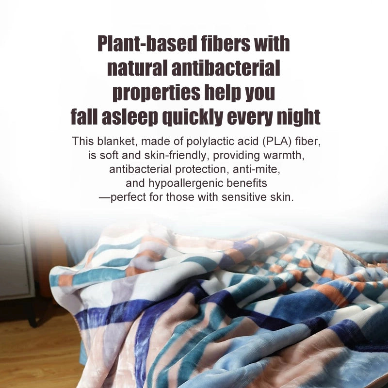 Sincdoo PLA blanket with natural antibacterial properties – soft, skin-friendly, and perfect for sensitive skin.