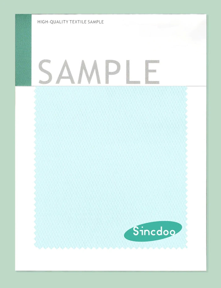 Sincdoo PLA blended fabric sample set, showcasing a variety of eco-friendly fabric blends with PLA for enhanced comfort, durability, and biodegradability.