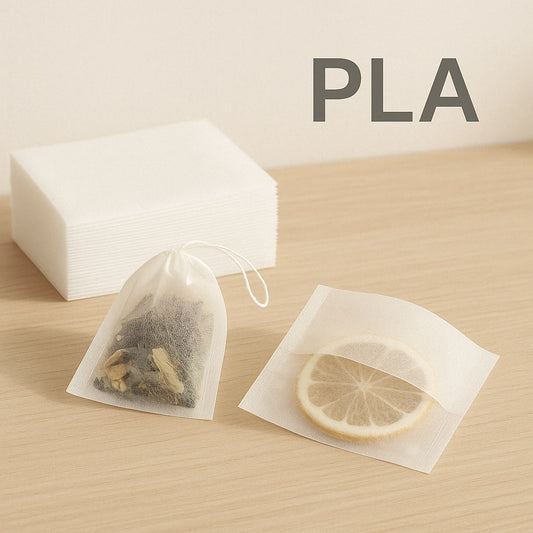 Sincdoo biodegradable PLA tea bag material, compostable and microplastic-free, ideal for sustainable tea packaging to protect consumer health and support ESG goals.