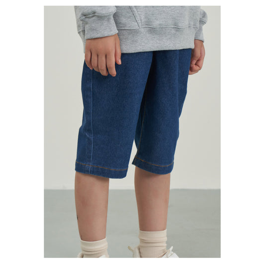 Children's casual denim pants by polylactic acid (Corn Fiber)