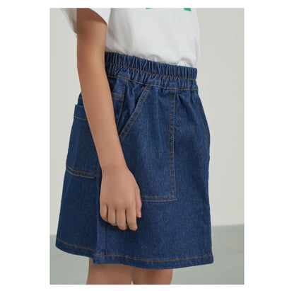 Kinder-Jeansrock aus Polymilchsäure (Maisfaser)