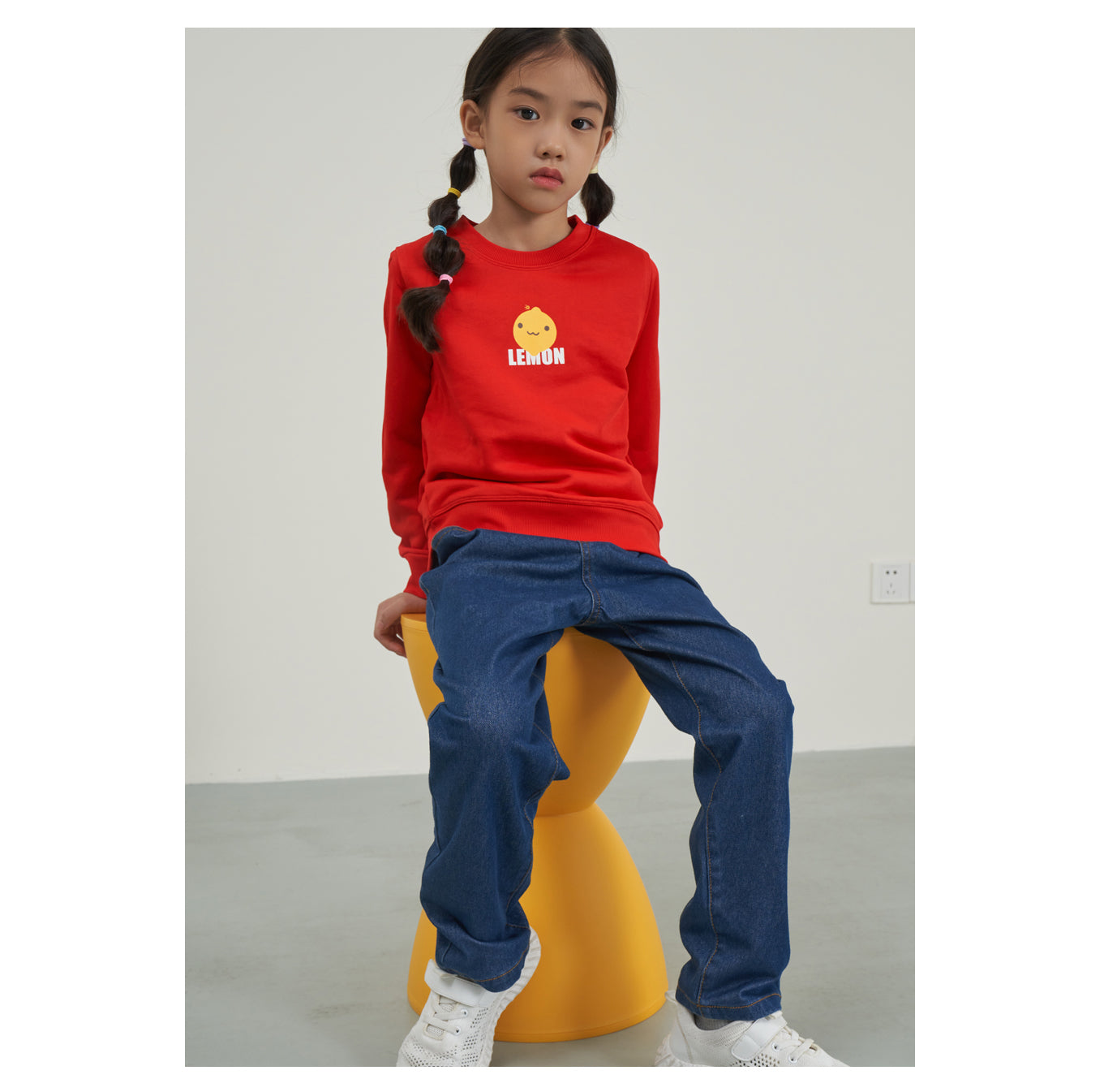 Kinder-Jeanshose aus PLA (Maisfaser)