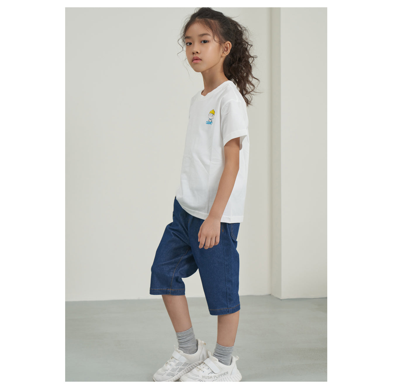 Children's casual denim pants by polylactic acid (Corn Fiber)