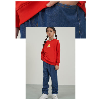 Kinder-Jeanshose aus PLA (Maisfaser)