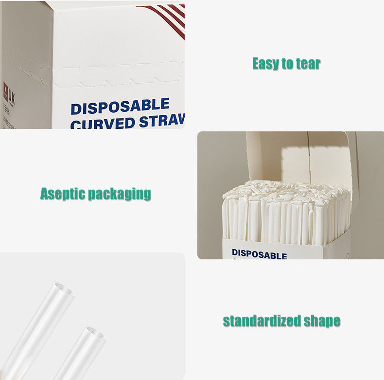 Compostable Disposable PLA Drink Straw (Sample)