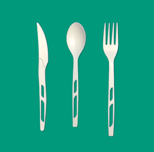 Compostable Disposable PLA 6.5 inch Light Cutlery （Sample)